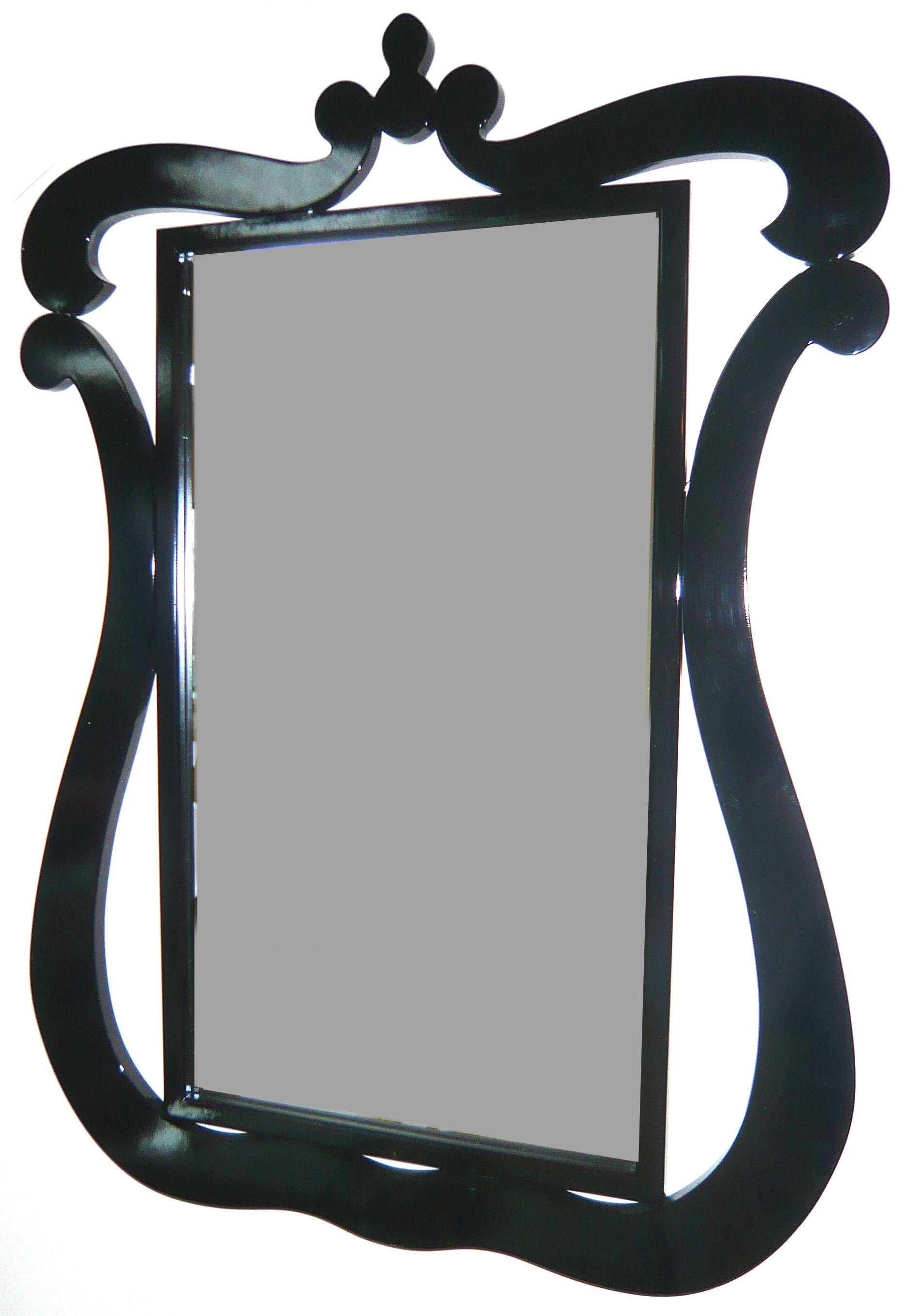 Louisa Baroque Black Mirror – Miliboo With Baroque Black Mirror (Photo 4 of 20)
