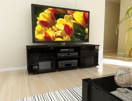 Magnificent Best Big TV Stands Furniture Intended For Amazon Sonax Fb 2600 Fiji 60 Inch Tv Component Bench (View 9 of 50)