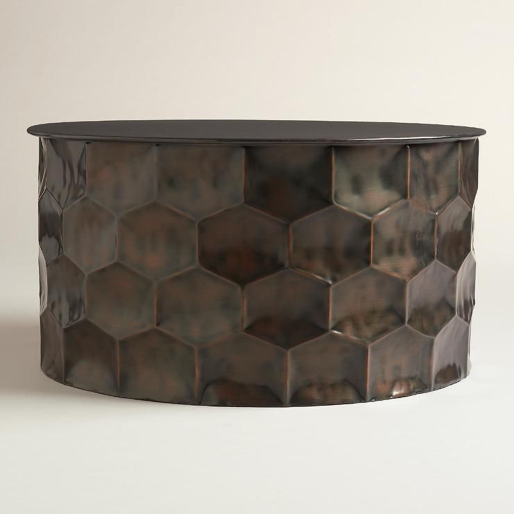 Magnificent Brand New Round Steel Coffee Tables For Round Honeycomb Design Glass Coffee Table (Photo 25548 of 35622)