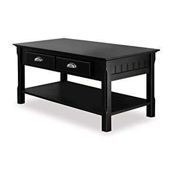 Magnificent Common Small Coffee Tables With Drawer Intended For Amazon Coffee Table With Drawer And Shelf In Black Kitchen (View 24 of 50)