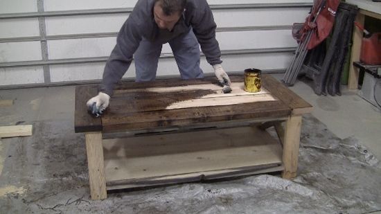 Magnificent Famous Rustic Style Coffee Tables Intended For How To Build And Distress Farmhouse Style Coffee Table (View 21 of 50)