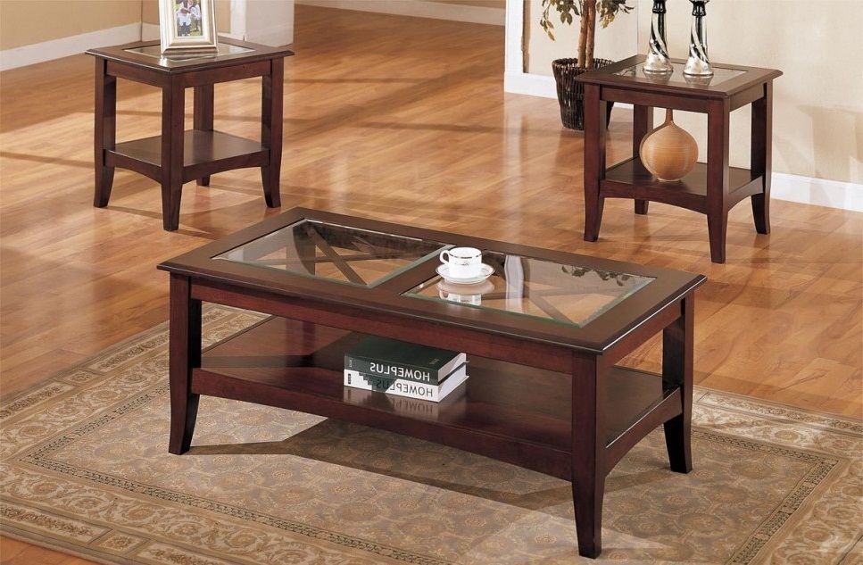Magnificent Fashionable Dark Wood Coffee Tables With Glass Top With Genoa Round Wood Coffee Table With Glass Top In Dark Espresso All (Photo 27217 of 35622)
