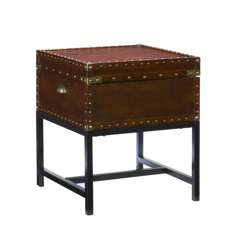 Magnificent Fashionable Square Dark Wood Coffee Table For Furniture Unique Trunk End Table Design For Home Furniture Ideas (View 10 of 40)