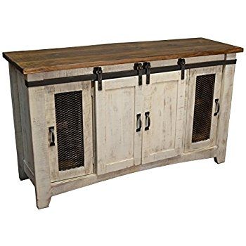 Magnificent High Quality Sideboard TV Stands Intended For Amazon Crafters And Weavers Granville White 60 Tv Stand (Photo 13 of 50)