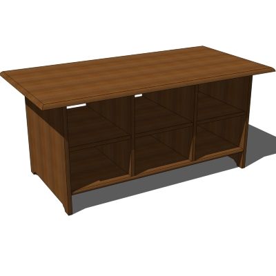 Magnificent Latest Coffee Tables With Shelves Pertaining To Ikea Leksvik Coffee Table 3d Model Formfonts 3d Models Textures (View 2 of 50)