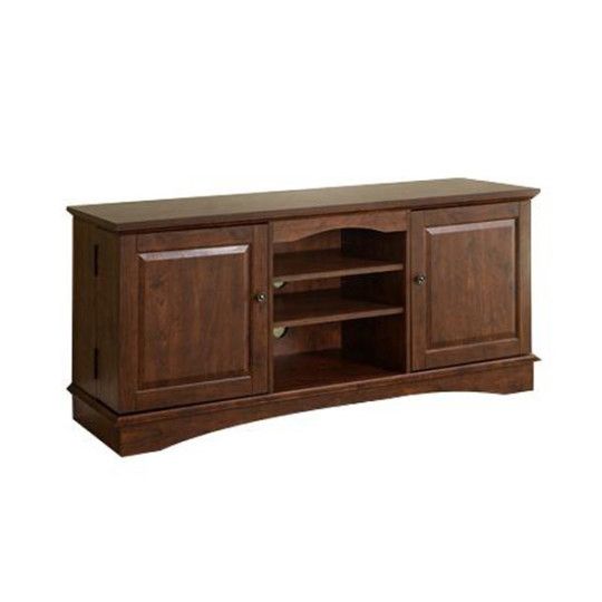 Magnificent Popular Contemporary Wood TV Stands Pertaining To Wood Tv Stand With Closed Media Storage Tv Stands Walmart Contemporary (Photo 28 of 50)
