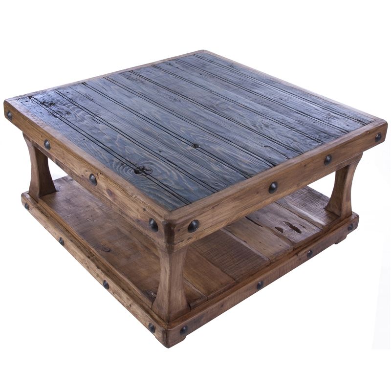 Magnificent Preferred Square Coffee Tables  Regarding Classic Solid Wood 4 Drawers Square Storage Coffee Table Square (View 31 of 50)