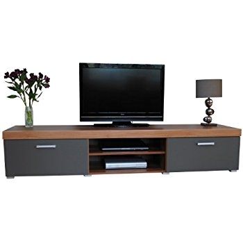 Magnificent Premium Long Low TV Cabinets For Sheesham Shaker Long Low Tv Cabinet Amazoncouk Kitchen Home (View 43 of 50)