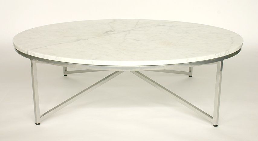 Magnificent Series Of Round Chrome Coffee Tables For Round Marble Coffee Table (Photo 11 of 50)