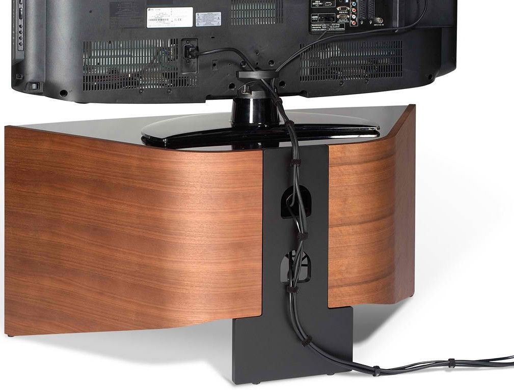Magnificent Top Techlink Riva TV Stands In Techlink Riva Rv100w Tv Stand Walnut Frame With Black Glass (Photo 25 of 50)