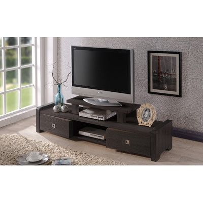 Magnificent Trendy Brown TV Stands In Wholesale Interiors Baxton Studio 59 Tv Stand Reviews Wayfair (Photo 43 of 45)