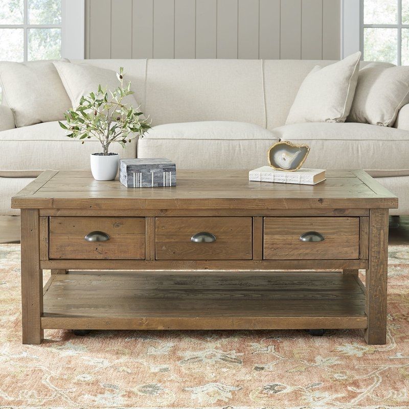 Magnificent Trendy Large Low Level Coffee Tables Regarding Rectangle Coffee Tables Coffee Tables Wayfair (View 20 of 50)