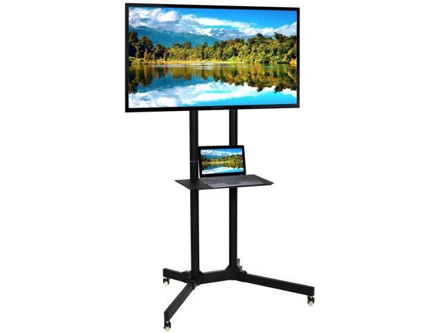 Magnificent Trendy Lockable TV Stands With Best Choice Products Flat Panel Steel Tv Stand Mobile Tv Cart W (Photo 31389 of 35622)