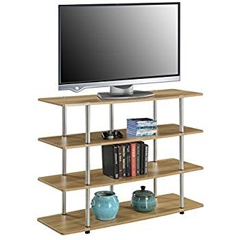 Magnificent Unique Highboy TV Stands Throughout Amazon Convenience Concepts Designs2go Highboy Tv Stand X (View 46 of 50)