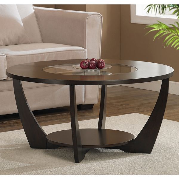 Magnificent Variety Of Coffee Tables With Shelf Underneath For Creative Of Round Coffee Table With Shelf Living Room Brown Wooden (View 8 of 50)