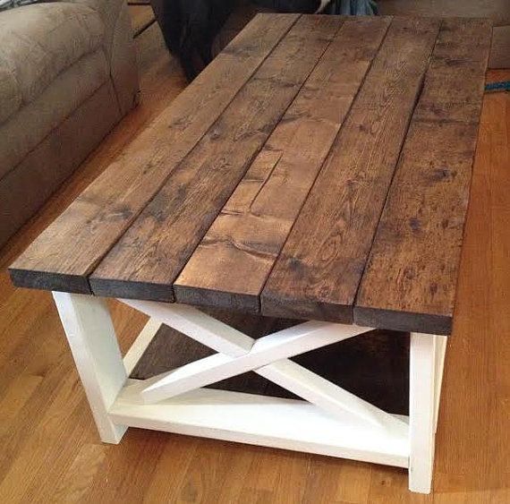 Magnificent Wellliked White And Brown Coffee Tables Throughout Top 25 Best Farmhouse Coffee Tables Ideas On Pinterest Farm (View 7 of 40)