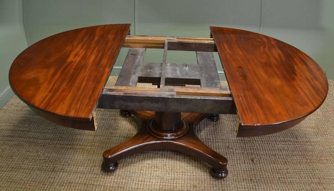 Mahogany Round Dining Tables For Mahogany Extending Dining Tables (View 5 of 20)