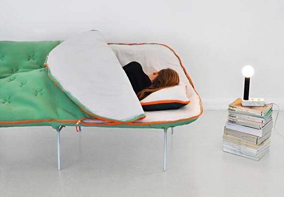 Mega Cozy: The Sleeping Bag Sofa | Incredible Things With Sleeping Bag Sofas (Photo 1 of 20)