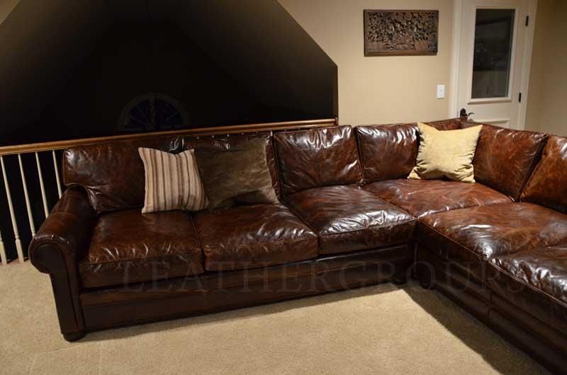 Michael's Langston Leather Sectional Sofa | The Leather Furniture Throughout Brompton Leather Sectional Sofas (Photo 8 of 20)