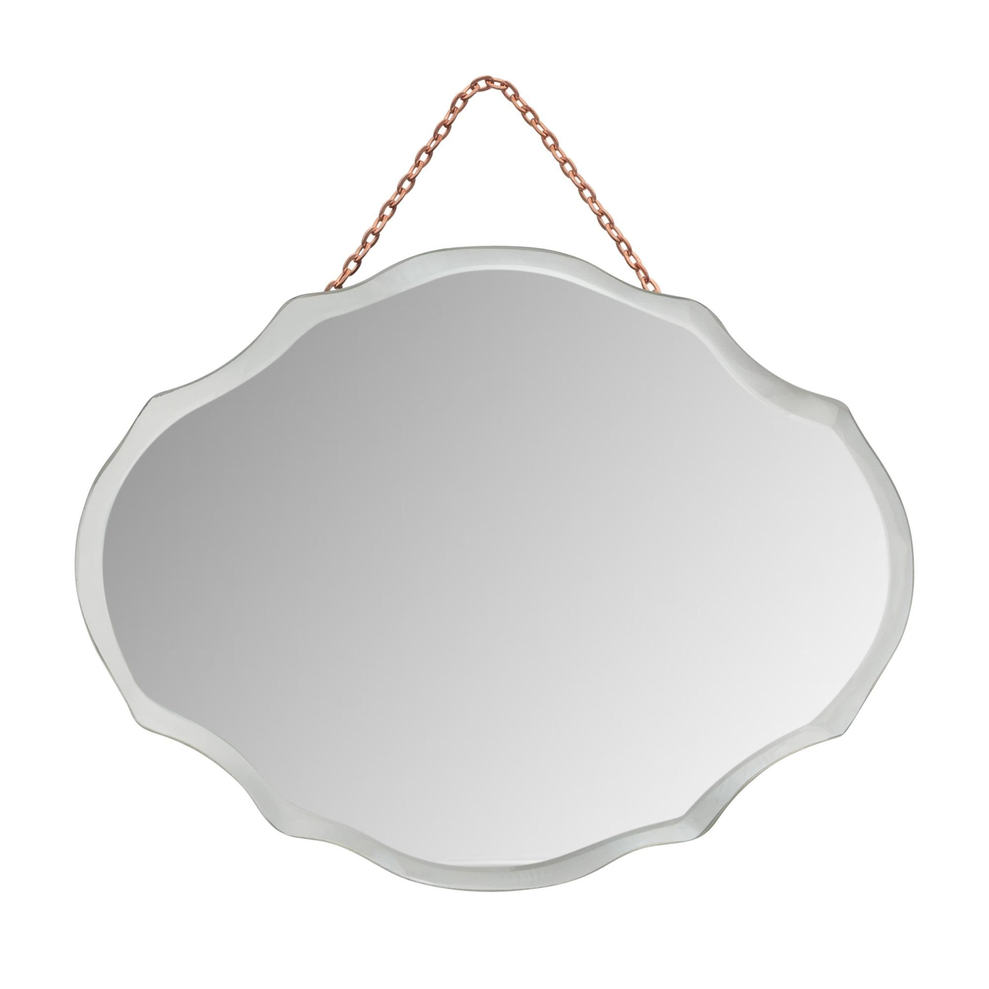 Mini Oval Art Deco Mirror | Oliver Bonas Regarding Art Deco Mirrors (Photo 20 of 20)