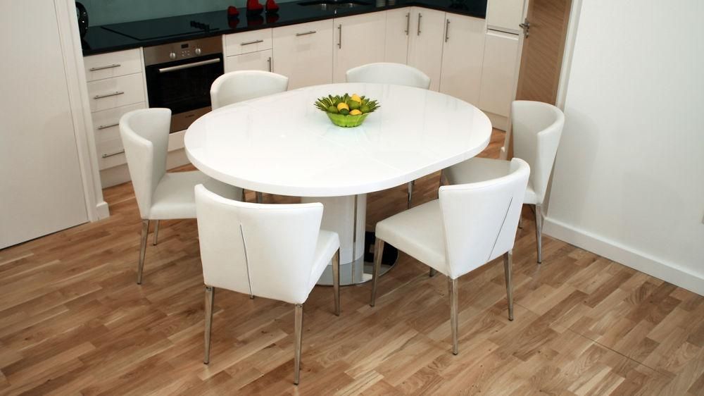 Modern Round Extending Dining Table Uk – Starrkingschool With Regard To White Round Extending Dining Tables (Photo 13 of 20)
