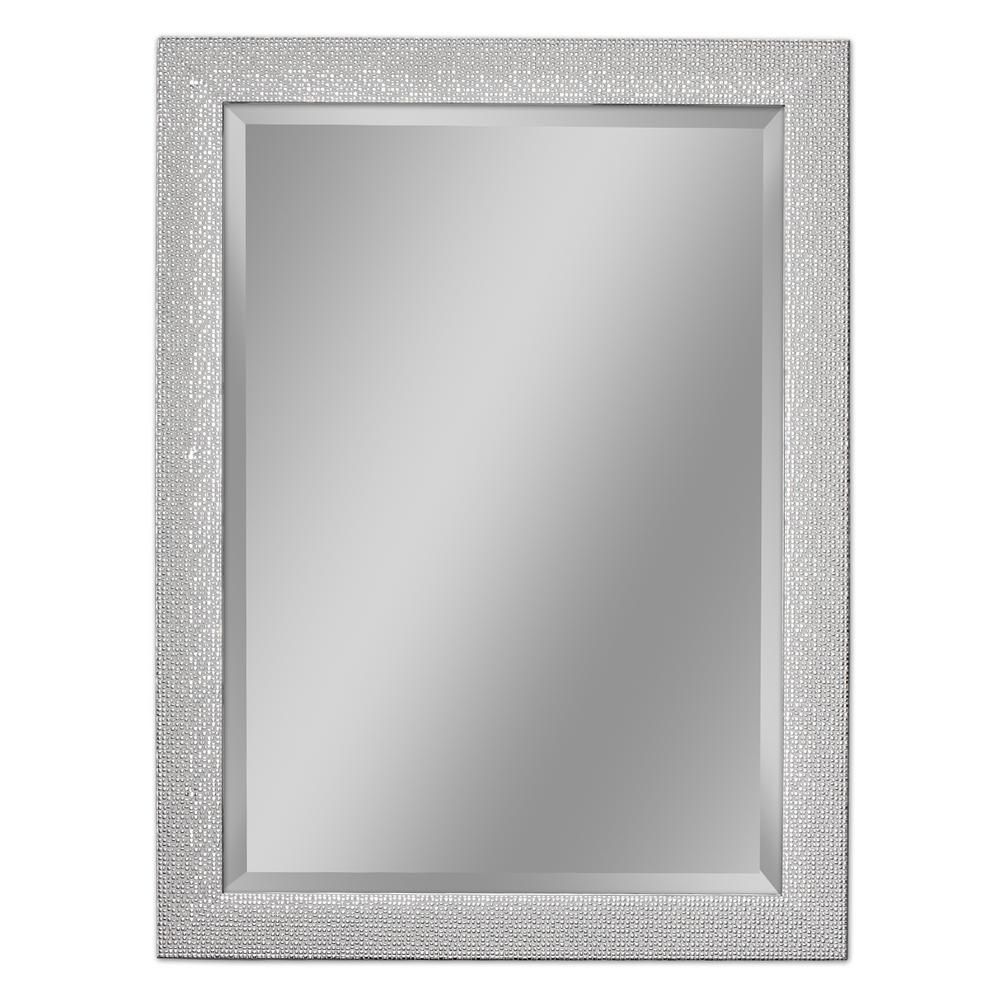 Moen Glenshire 26 In. X 22 In. Frameless Pivoting Wall Mirror In For Chrome Wall Mirror (Photo 17 of 20)