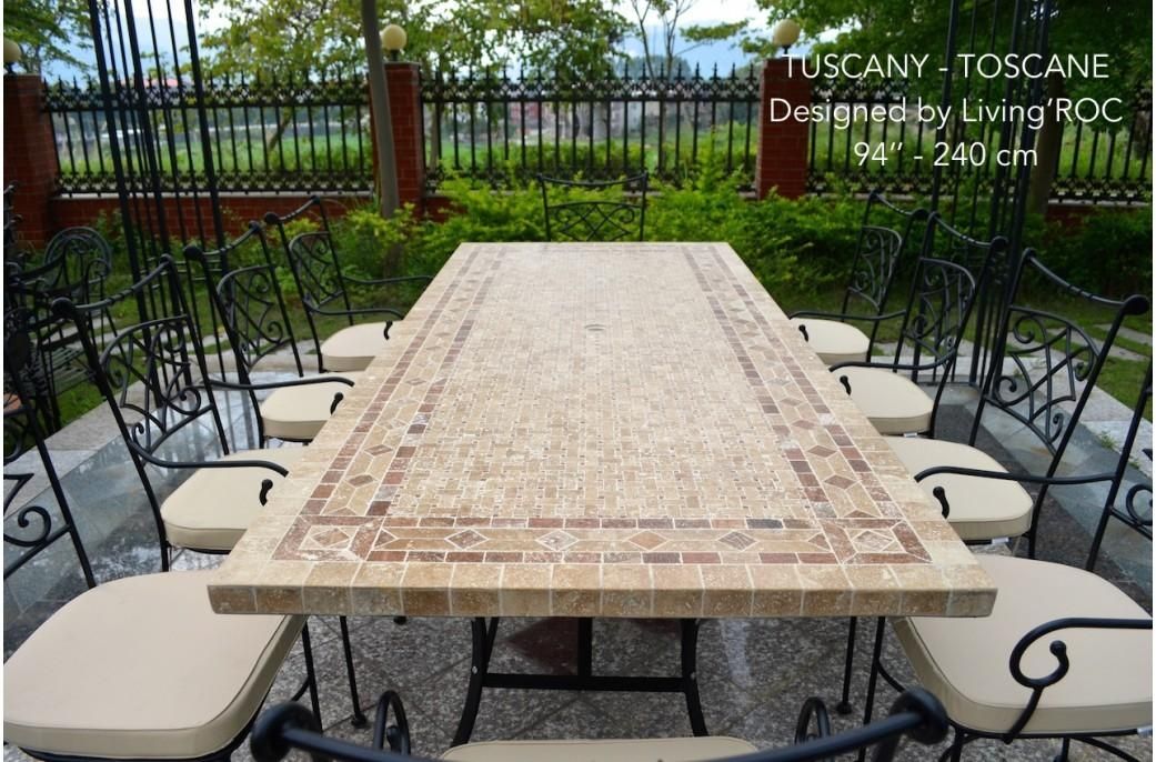 Mosaic Patio Furniture Clearance | Target Patio Decor Regarding Mosaic Dining Tables For Sale (Photo 11 of 20)