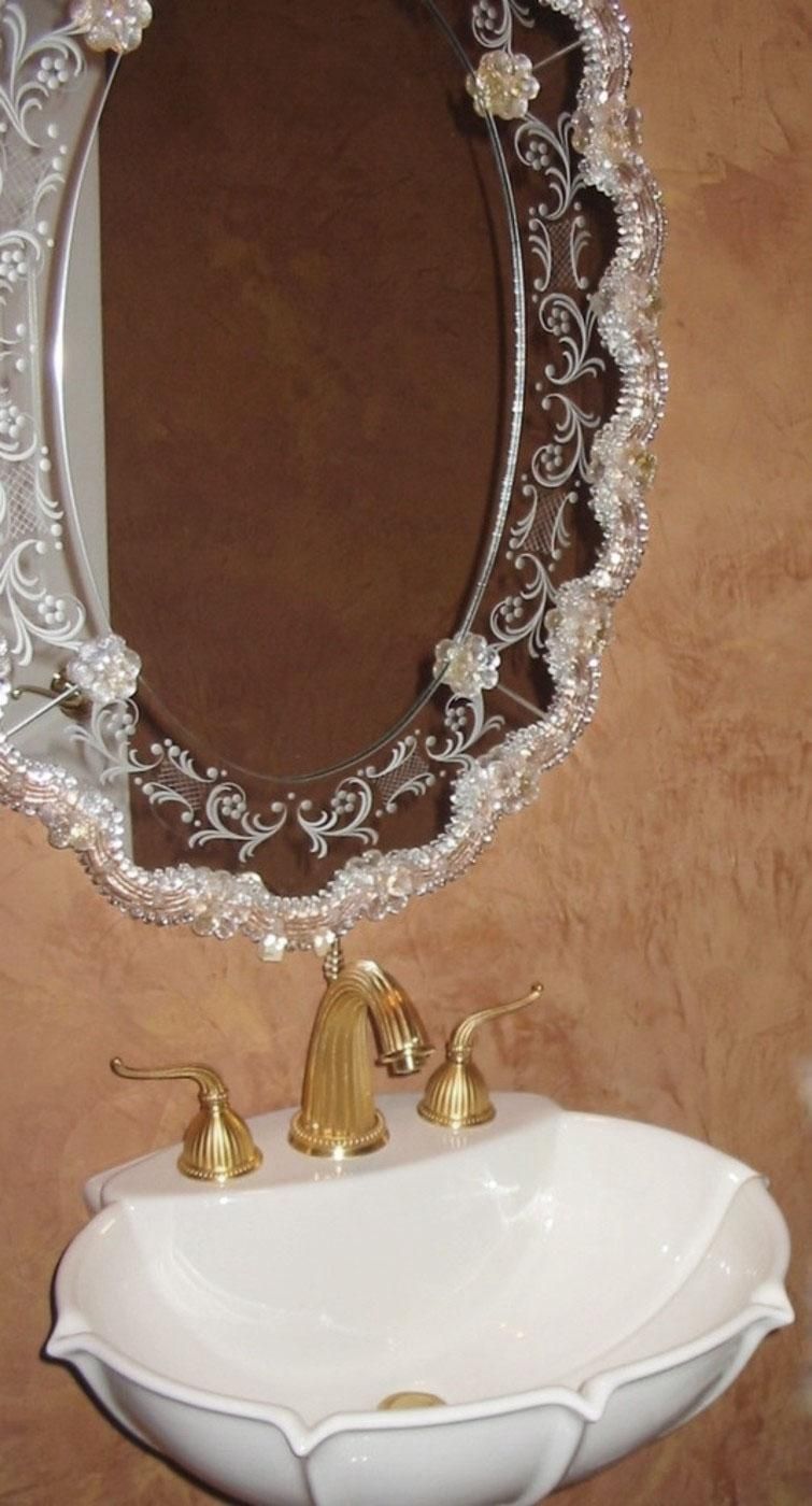 Murano Glass Mirrors – Venetian Glass Mirrors From Murano Island Within Small Venetian Mirror (View 18 of 20)