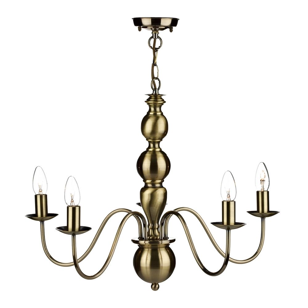My Account Lighting 180 3an 3 Light Chandelier In Antique Brass Pertaining To Old Brass Chandeliers (View 22 of 25)