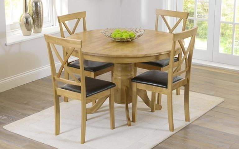 Oak Dining Table Sets | Great Furniture Trading Company | The For Circular Oak Dining Tables (View 9 of 20)