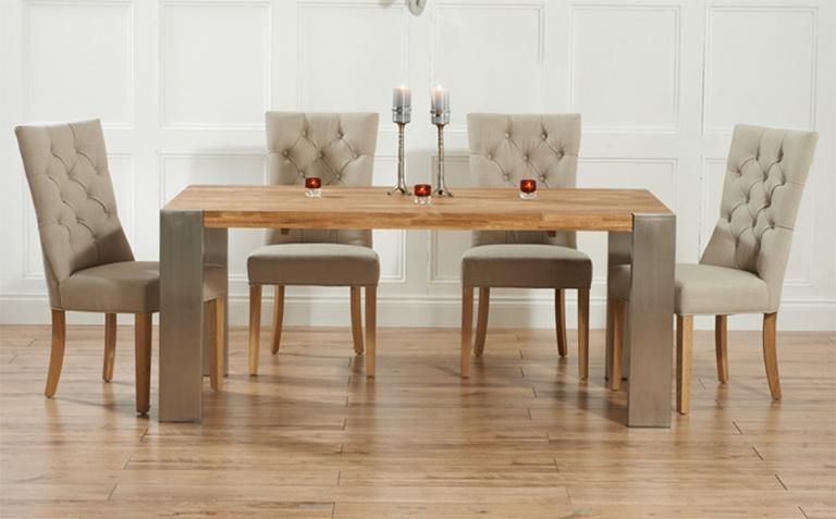 Featured Photo of Oak Dining Tables Sets