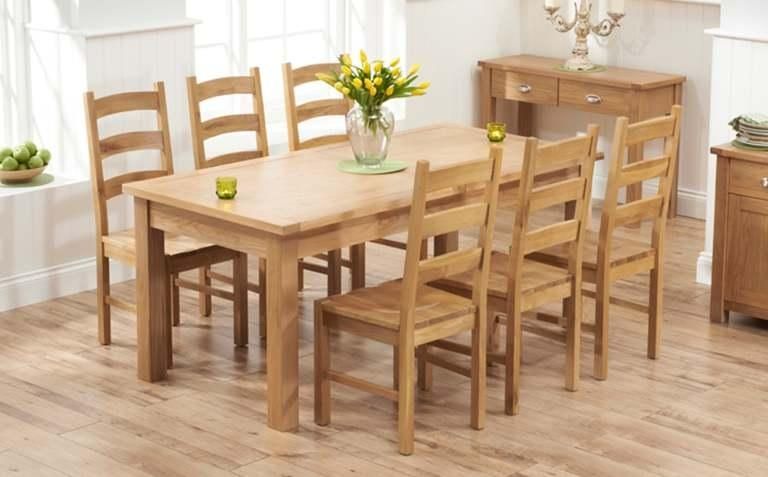 Oak Dining Table Sets | Great Furniture Trading Company | The Within Oak Dining Tables Sets (Photo 2 of 20)