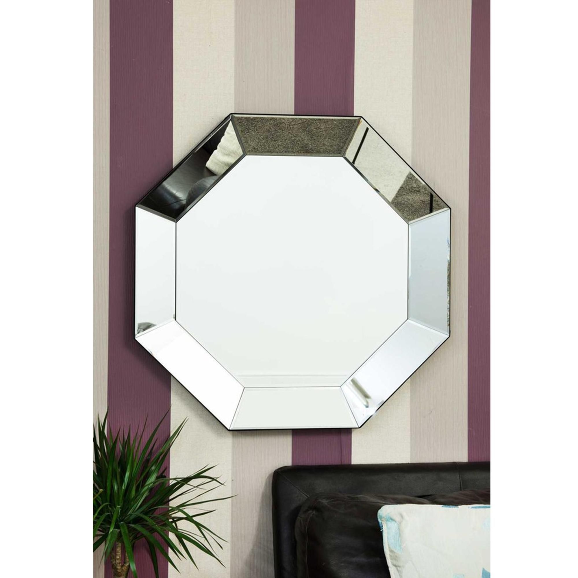 Octagan Tray Venetian Mirror | Decorative Glass Mirrors Inside Venetian Tray Mirror (Photo 8 of 20)