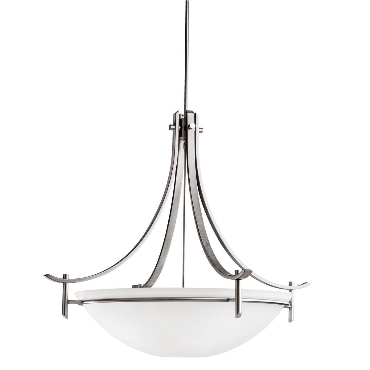 Olympia Collection 5 Light Inverted Pendant In Antique Pewter In Inverted Pendant Chandeliers (Photo 10 of 25)