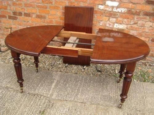 Oval Victorian Mahogany Extending Dining Table | 82365 For Mahogany Extending Dining Tables (Photo 1 of 20)