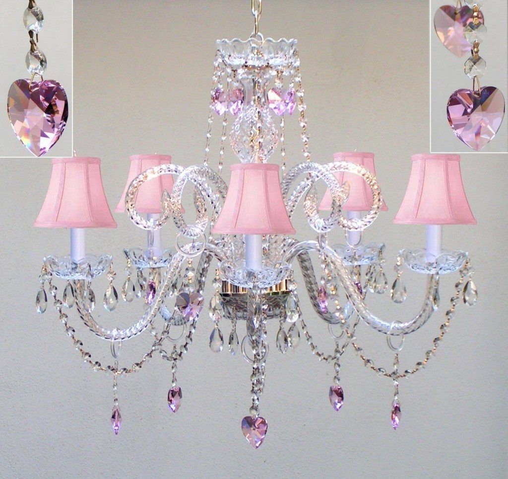 Pink Chandeliers Pendant Lighting Chandelier Top For Pink Gypsy Chandeliers (View 16 of 25)