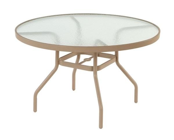 Pool Furniture Supply. Dining Table 42 Inch Round Acrylic Aluminum Regarding Round Acrylic Dining Tables (Photo 15 of 20)