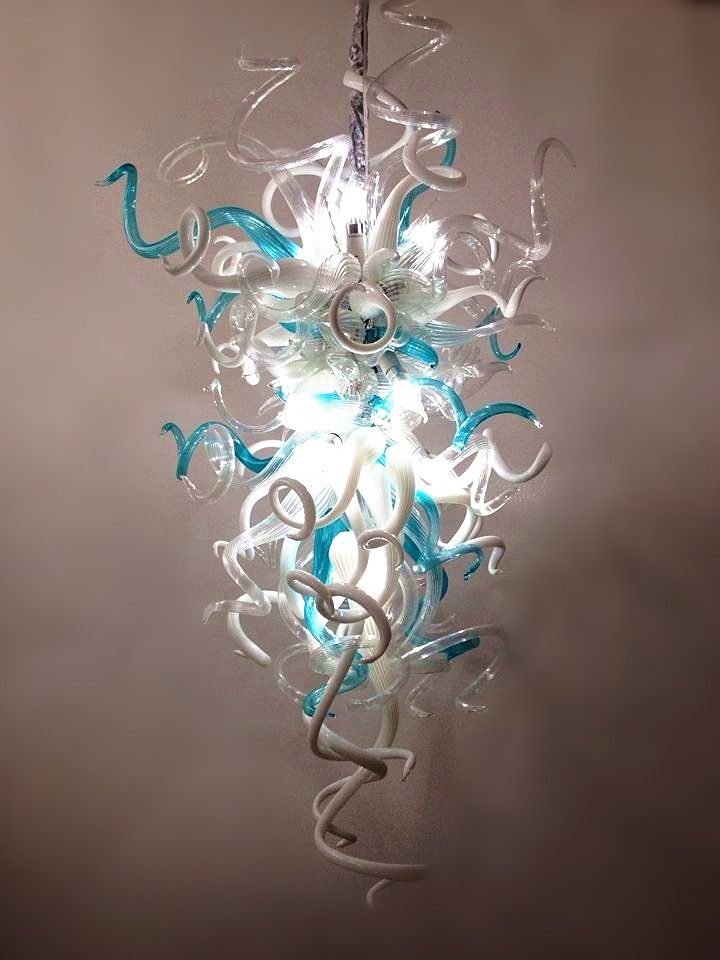 Popular Turquoise Chandeliers Buy Cheap Turquoise Chandeliers Lots Intended For Turquoise Blown Glass Chandeliers (View 2 of 25)