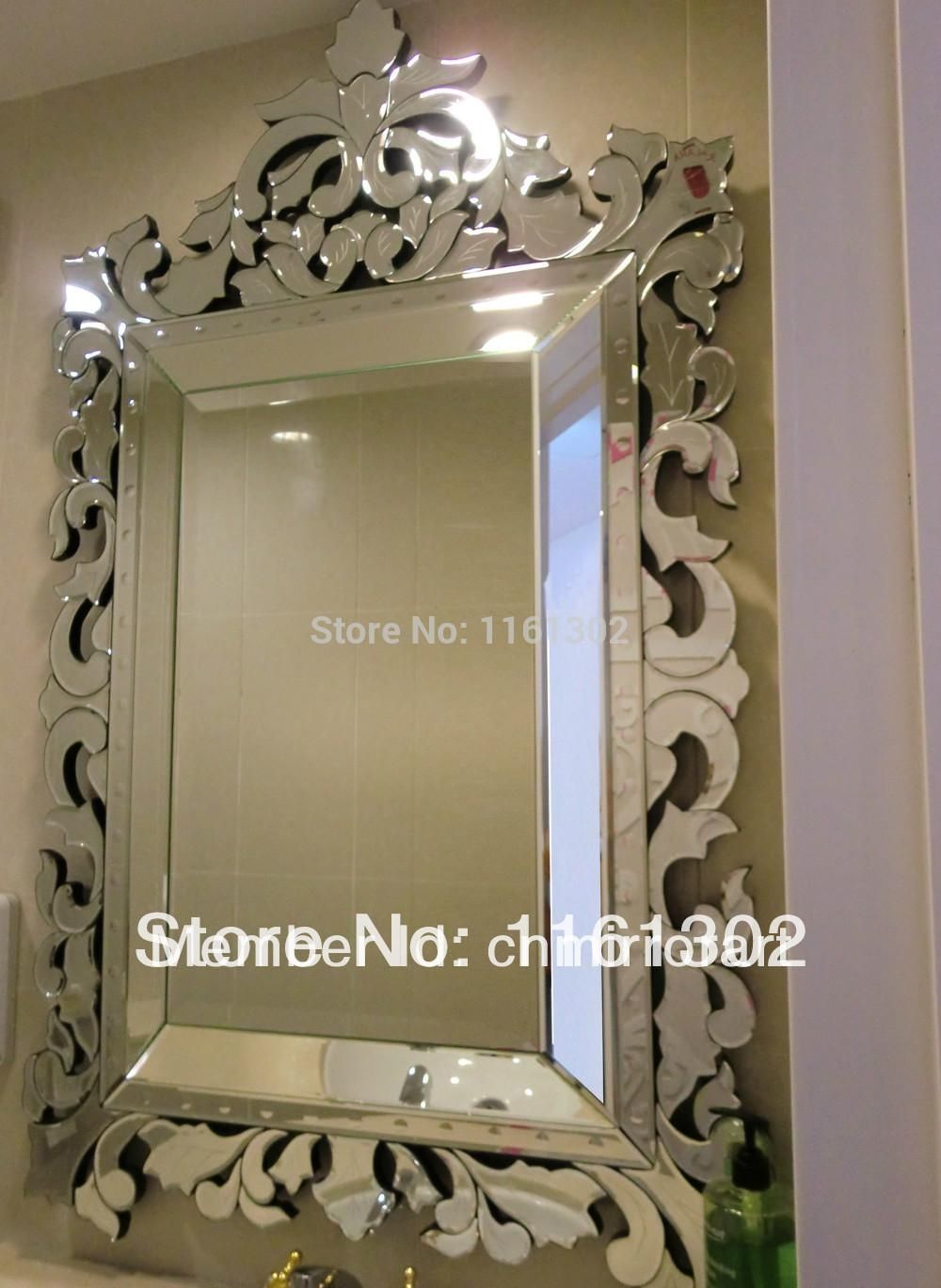 Popular Venetian Glass Mirror Buy Cheap Venetian Glass Mirror Lots Regarding Cheap Venetian Mirrors (View 3 of 20)