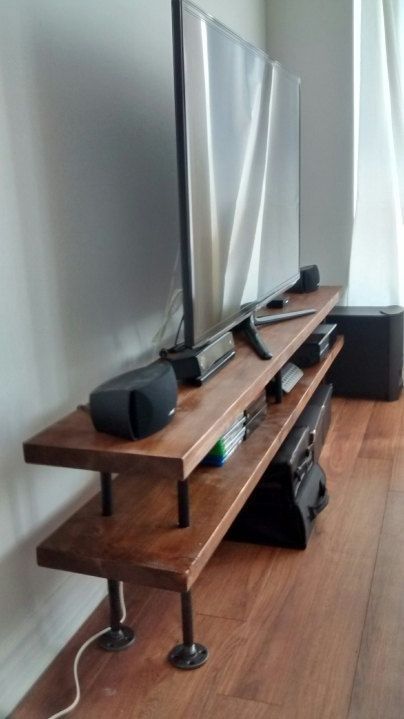 Remarkable Brand New Extra Long TV Stands Regarding Best 20 Industrial Tv Stand Ideas On Pinterest Industrial Media (View 33 of 50)