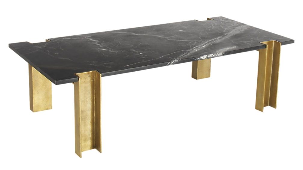 Remarkable Common Marble Coffee Tables Within Alcide Black Marble Coffee Table Cb (View 45 of 50)