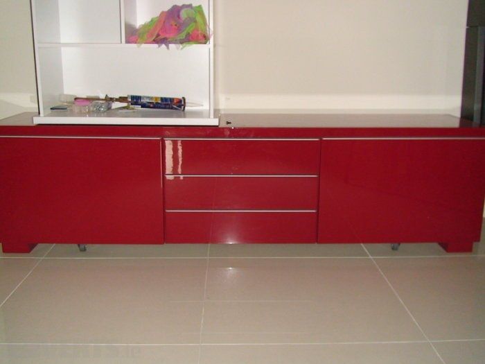 Remarkable Common Red TV Stands In Red Tv Stand Home Design Ideas (Photo 23208 of 35622)