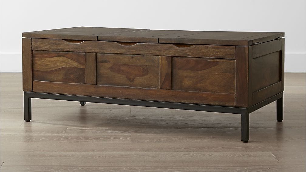Remarkable Common Trunk Chest Coffee Tables Intended For Tucker Rectangular Trunk Crate And Barrel (View 48 of 50)