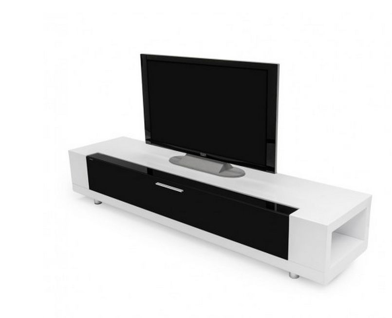 Featured Photo of White and Black TV Stands