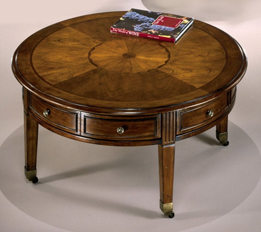 Remarkable High Quality Round Coffee Tables With Drawers Throughout Table With Wheels Alternate View Lovable Coffee Table Wheels (Photo 45 of 50)