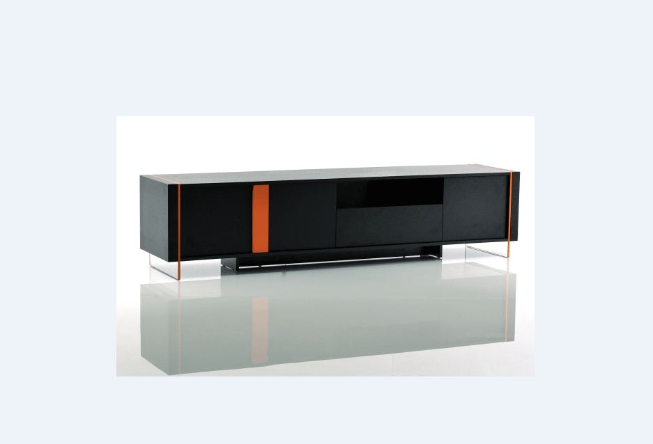 Remarkable New Black Modern TV Stands Throughout Tv Stands San Francisco (Photo 15 of 50)
