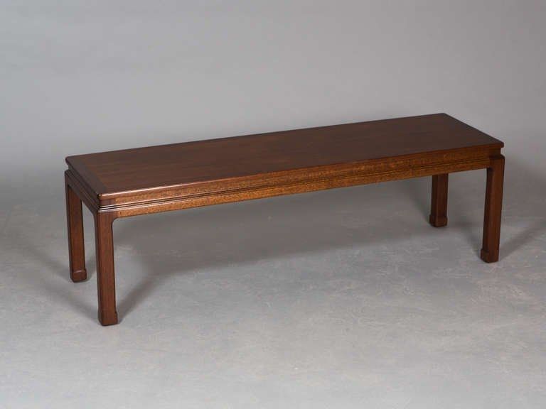 Remarkable Popular Asian Coffee Tables Throughout Mid Century Asian Look Dunbar Coffee Table For Sale At 1stdibs (Photo 31 of 40)
