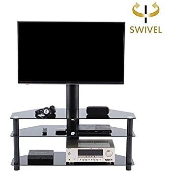 Remarkable Preferred Swivel TV Stands With Mount Inside Amazon Avf Sdcl900bb A Stand With Tv Mount For Tvs Up To  (View 25 of 50)