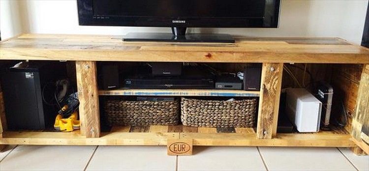 Remarkable Series Of Cabinet TV Stands Within Beautiful Pallet Tv Stand Unit In Decor (Photo 21890 of 35622)