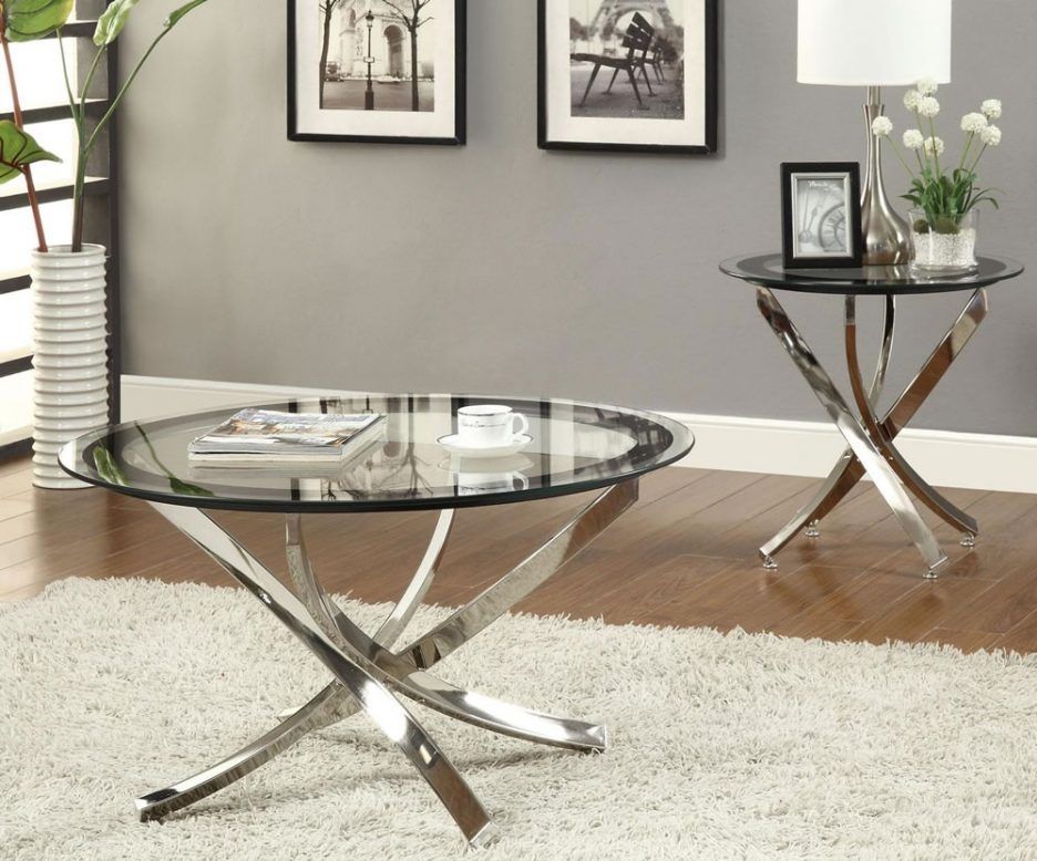 Remarkable Series Of Glass Chrome Coffee Tables In Living Room Living Room Glass Coffee Tables For Small Spaces (Photo 26030 of 35622)